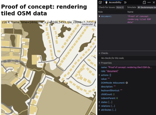 Simulating deuteranopia, in Firefox Developer Tools