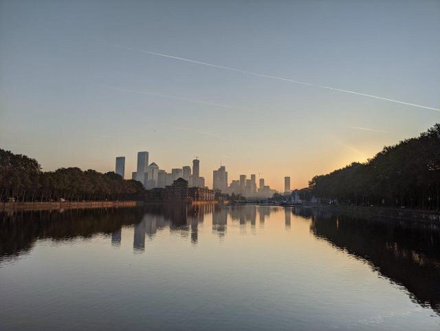 Greenland Dock at sunrise