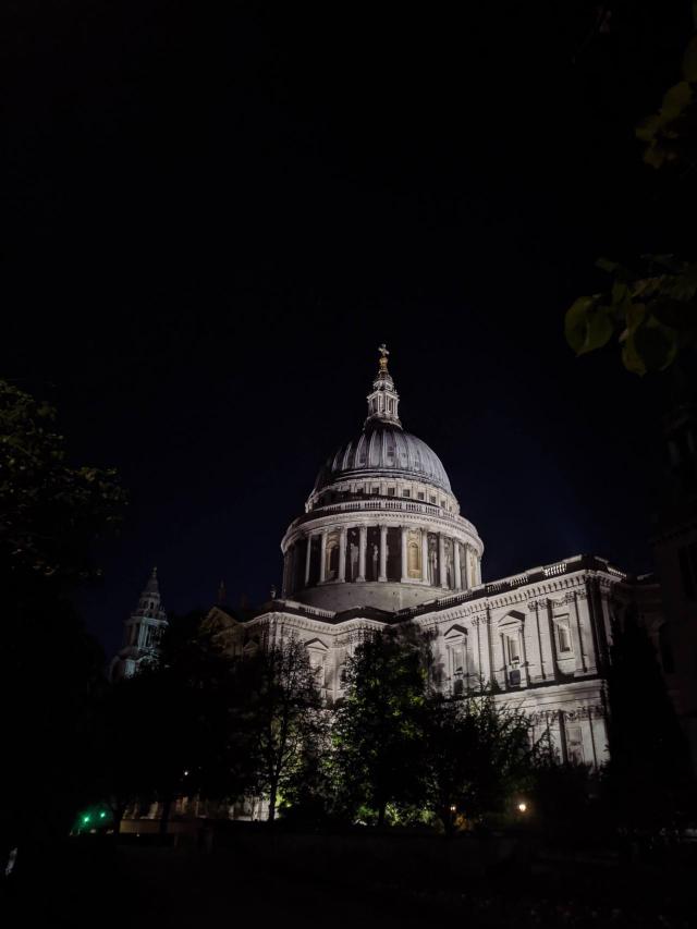 St Paul's Cathedral at night